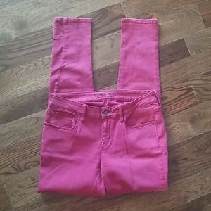 Colored skinny jeans